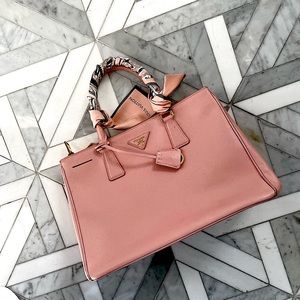 Prada Saffiano Tote Pink